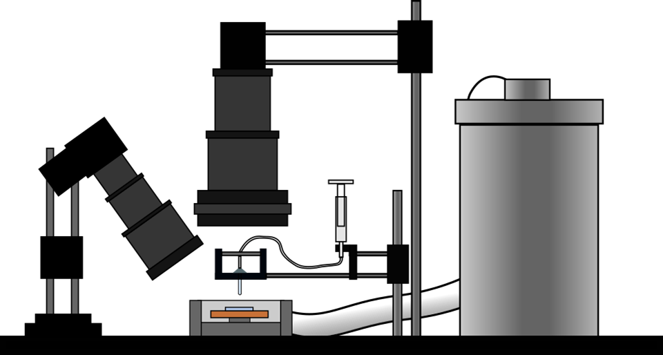 shematic drawing of the ColdStage experiment