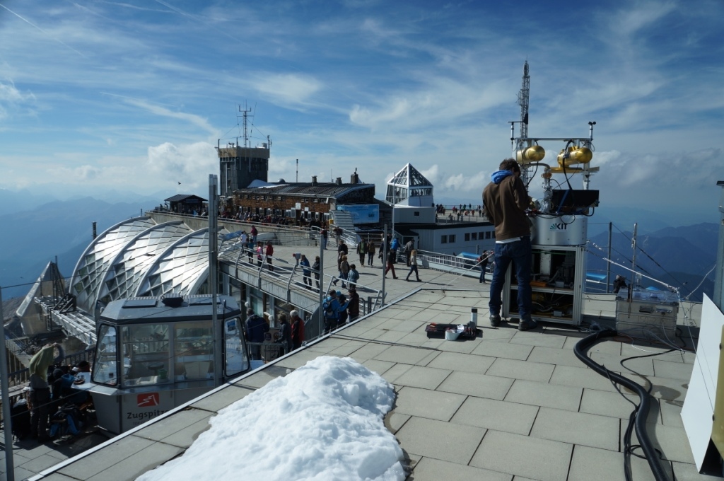 Acridicon KIT-Labor auf der Zugspitze